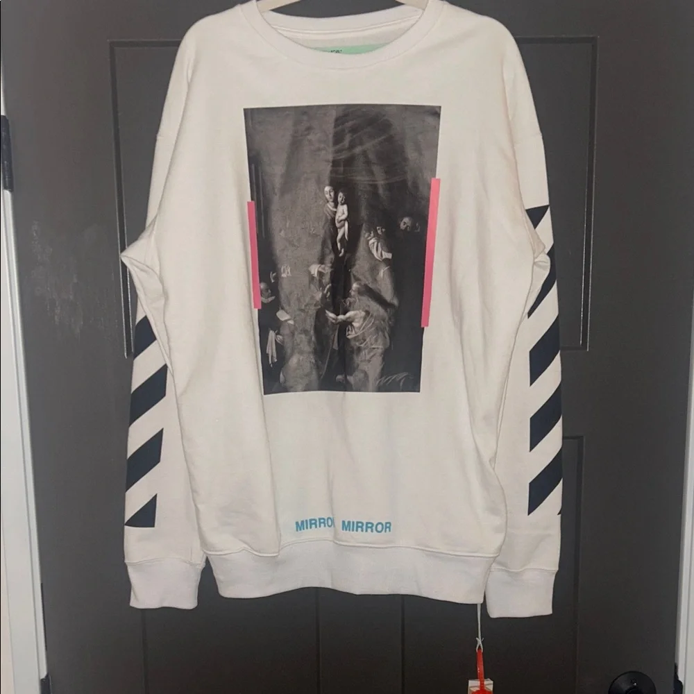 Off White Diagonal Caravaggio crewneck - Picture 1 of 5